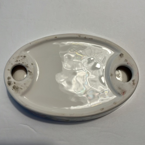 Garden Blue Floral Bathroom Set of Soap Caddy, Dispenser & Toothbrush Holder - Picture 14 of 16